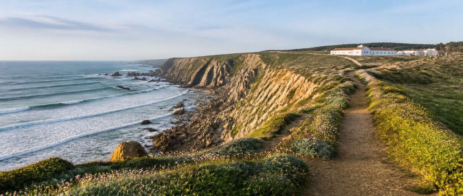 Falésias da Rota Vicentina junto a Almograve